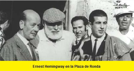 famoso Orson Welles en la plaza de ronda